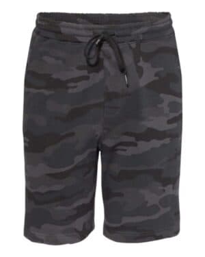 BLACK CAMO Independent trading co IND20SRT midweight fleece shorts