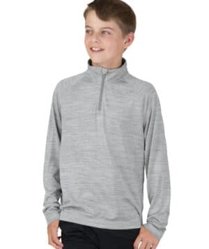 GREY Charles river 8763CR youth space dye performance pullover