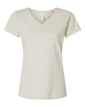 Lat 3507 women's fine jersey v-neck tee