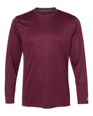 MAROON Russell athletic 631X2M core performance long sleeve t-shirt