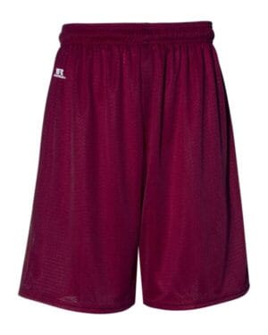 MAROON Russell athletic 659AFM 9 dri-power tricot mesh shorts