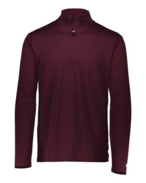 Russell athletic QZ7EAM striated quarter-zip pullover