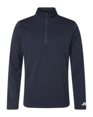 Russell athletic QZ7EAM striated quarter-zip pullover