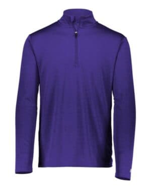 Russell athletic QZ7EAM striated quarter-zip pullover
