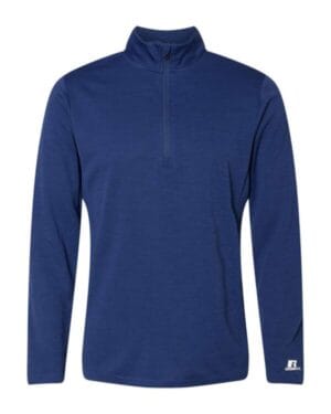 ROYAL Russell athletic QZ7EAM striated quarter-zip pullover