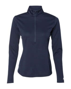 Russell athletic QZ7EAX women's striated quarter-zip pullover