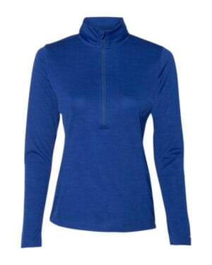 ROYAL Russell athletic QZ7EAX women's striated quarter-zip pullover