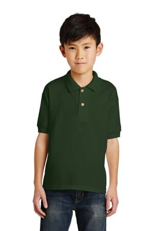 FOREST GREEN 8800B gildan youth dryblend 6-ounce jersey knit sport shirt