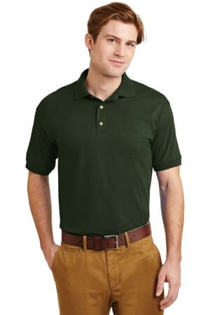 FOREST GREEN 8800 gildan-dryblend 6-ounce jersey knit sport shirt