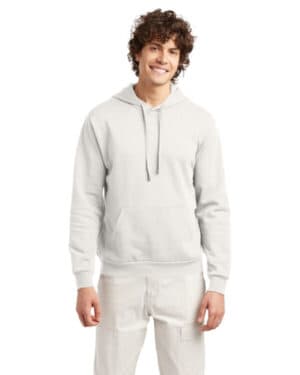 8804PF adult eco cozy fleece pullover hooded sweatshirt