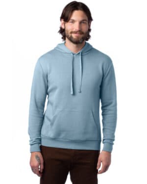 8804PF adult eco cozy fleece pullover hooded sweatshirt