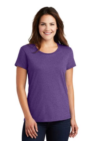 HEATHER PURPLE 880 gildan ladies 100% ring spun cotton t-shirt