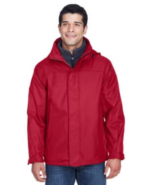 MOLTEN RED North end 88130 adult 3-in-1 jacket