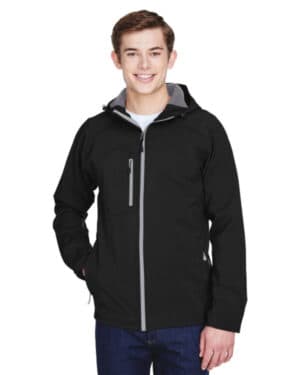 88166 men's prospect two-layer fleece bonded soft shell hooded jacket