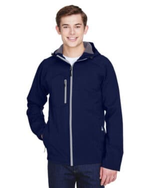 CLASSIC NAVY 88166 men's prospect two-layer fleece bonded soft shell hooded jacket