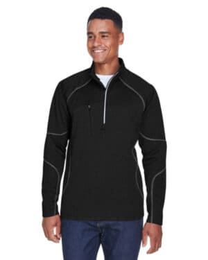 BLACK 88175 adult catalyst performance fleece quarter-zip