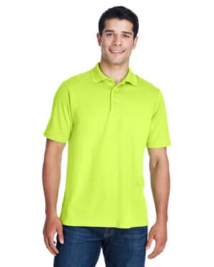 SAFETY YELLOW Core365 88181 men's origin performance piqu polo