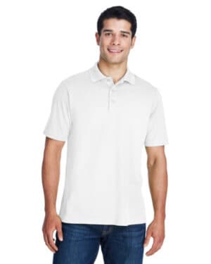 WHITE Core365 88181 men's origin performance piqu polo