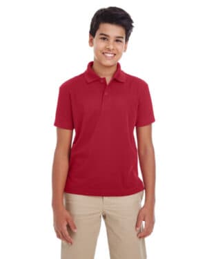 CLASSIC RED Core365 88181Y youth origin performance piqu polo