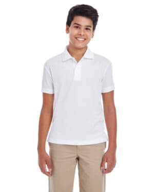 Core365 88181Y youth origin performance piqu polo