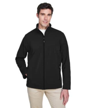 BLACK 88184 men's cruise two-layer fleece bonded softshell jacket