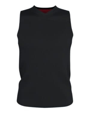 BLACK/ RED Alleson athletic A105BA blank reversible game jersey