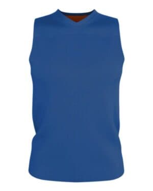 ROYAL/ ORANGE Alleson athletic A105BY youth blank reversible game jersey