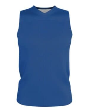 ROYAL/ WHITE Alleson athletic A105BY youth blank reversible game jersey