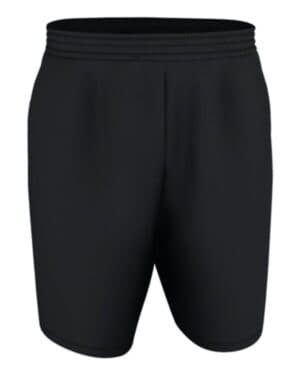 BLACK/ WHITE Alleson athletic A205BY youth blank game shorts