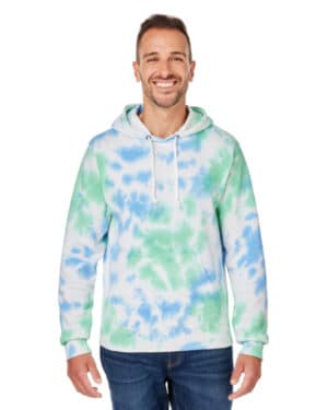 LAGOON TIE DYE J america 8861JA adult tie-dye pullover hooded sweatshirt