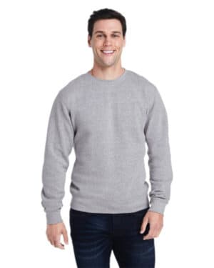 J america 8870JA adult triblend crewneck sweatshirt