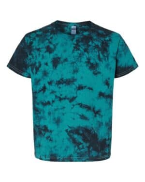 Dyenomite 20BCR youth crystal tie-dyed t-shirt