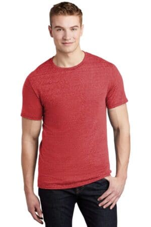 RED 88M jerzees snow heather jersey t-shirt