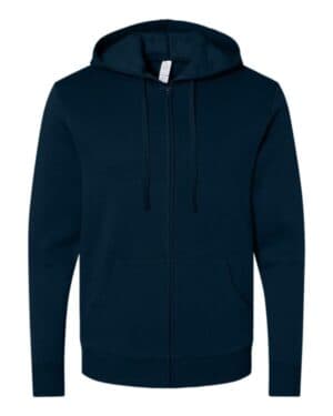 MIDNIGHT NAVY Alternative 8805PF eco-cozy fleece full-zip hoodie