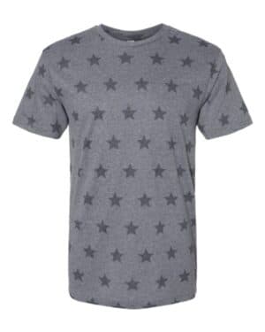 GRANITE HEATHER STAR Code five 3929 star print tee