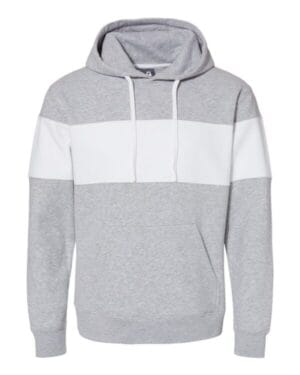 OXFORD 8644 varsity fleece colorblocked hooded sweatshirt