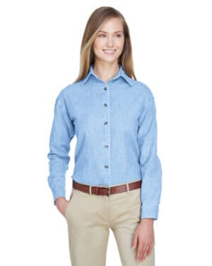 LIGHT BLUE Ultraclub 8966 ladies' cypress denim