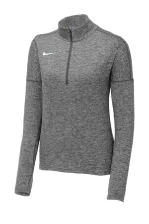 ANTHRACITE HEATHER 897021 nike ladies dry element 1/2-zip cover-up