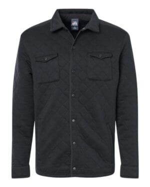 BLACK J america 8889 quilted jersey shirt jacket