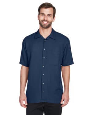 NAVY Ultraclub 8980 men's cabana breeze camp shirt