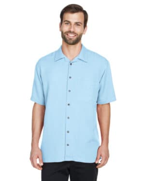 ISLAND BLUE Ultraclub 8980 men's cabana breeze camp shirt