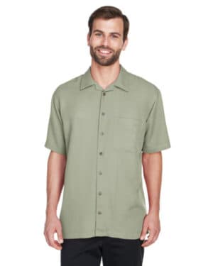 SAGE Ultraclub 8980 men's cabana breeze camp shirt