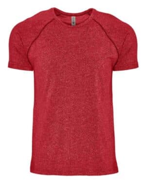 TECH RED Next level 2050 mock twist raglan t-shirt