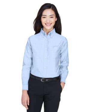 8990 ladies' classic wrinkle-resistant long-sleeve oxford