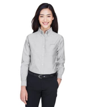 8990 ladies' classic wrinkle-resistant long-sleeve oxford