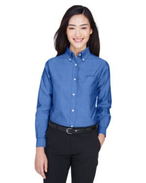 8990 ladies' classic wrinkle-resistant long-sleeve oxford