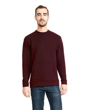 Next level apparel 9001 unisex santa cruz pocket sweatshirt