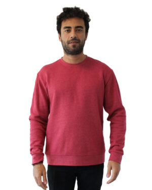 HEATHER CARDINAL Next level apparel 9002NL unisex malibu pullover sweatshirt