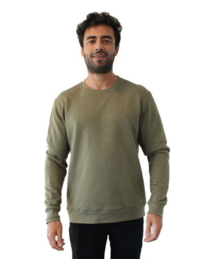 HTHR MILITRY GRN Next level apparel 9002NL unisex malibu pullover sweatshirt