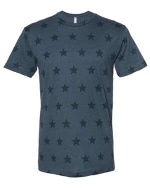 DENIM STAR Code five 3929 star print tee